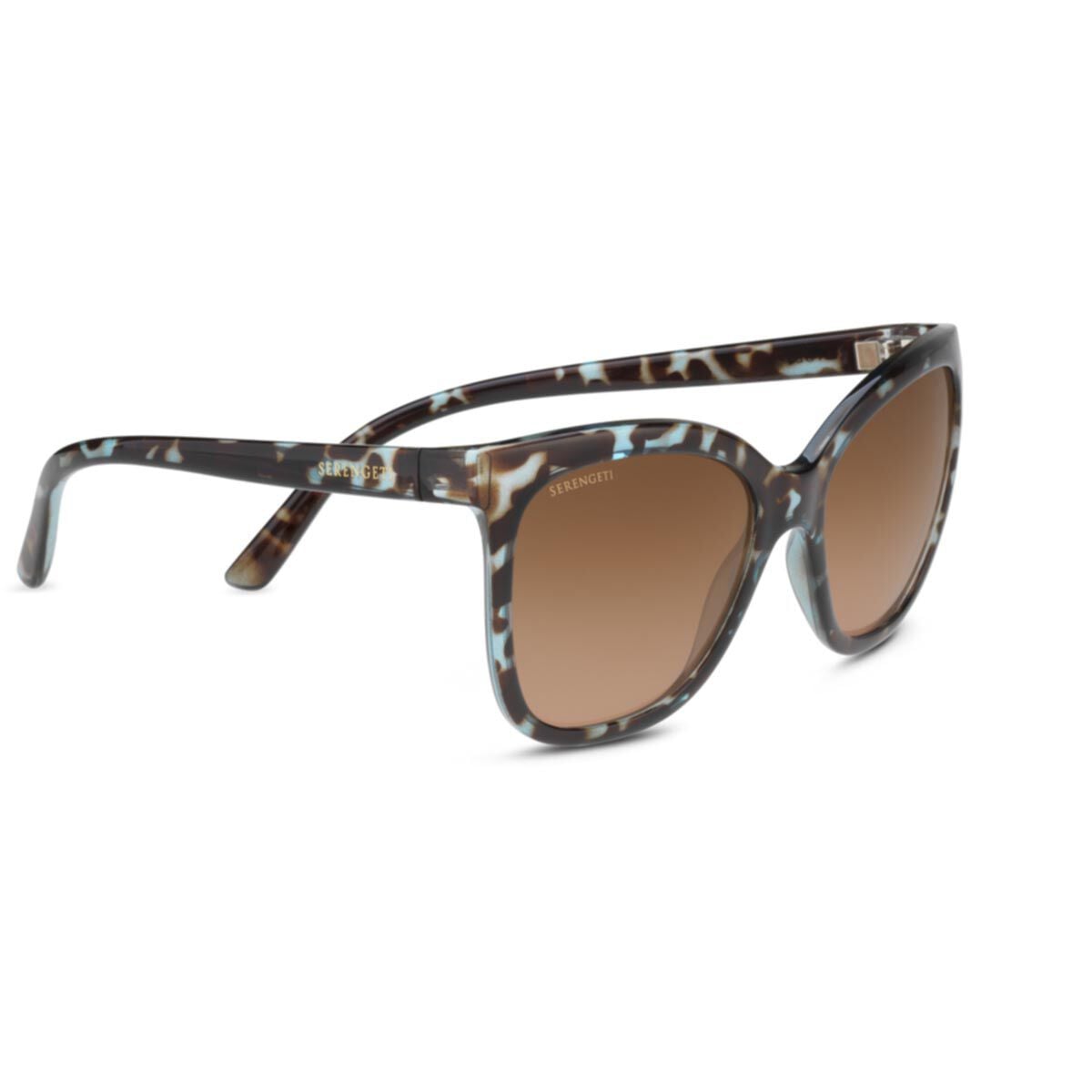 AGATA, Shiny Blue Tortoise-Mineral Polarized Drivers Gradient Cat 2 to 3, hi-res image number null
